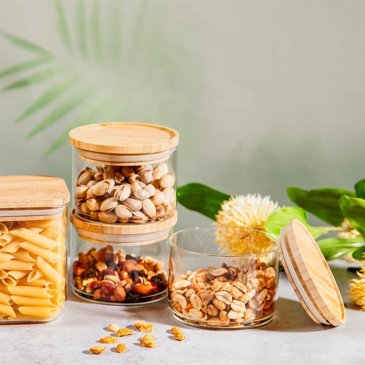 3 Stacking Jars.