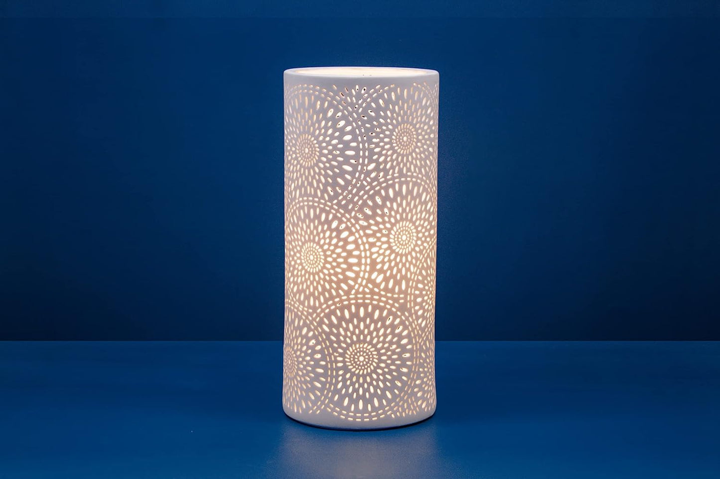 Handmade Fireworks Porcelain Column Lamp