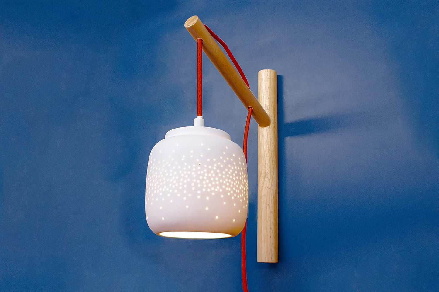 Adjustable Wall-Mounted Ceramic Lamp - Fireflies