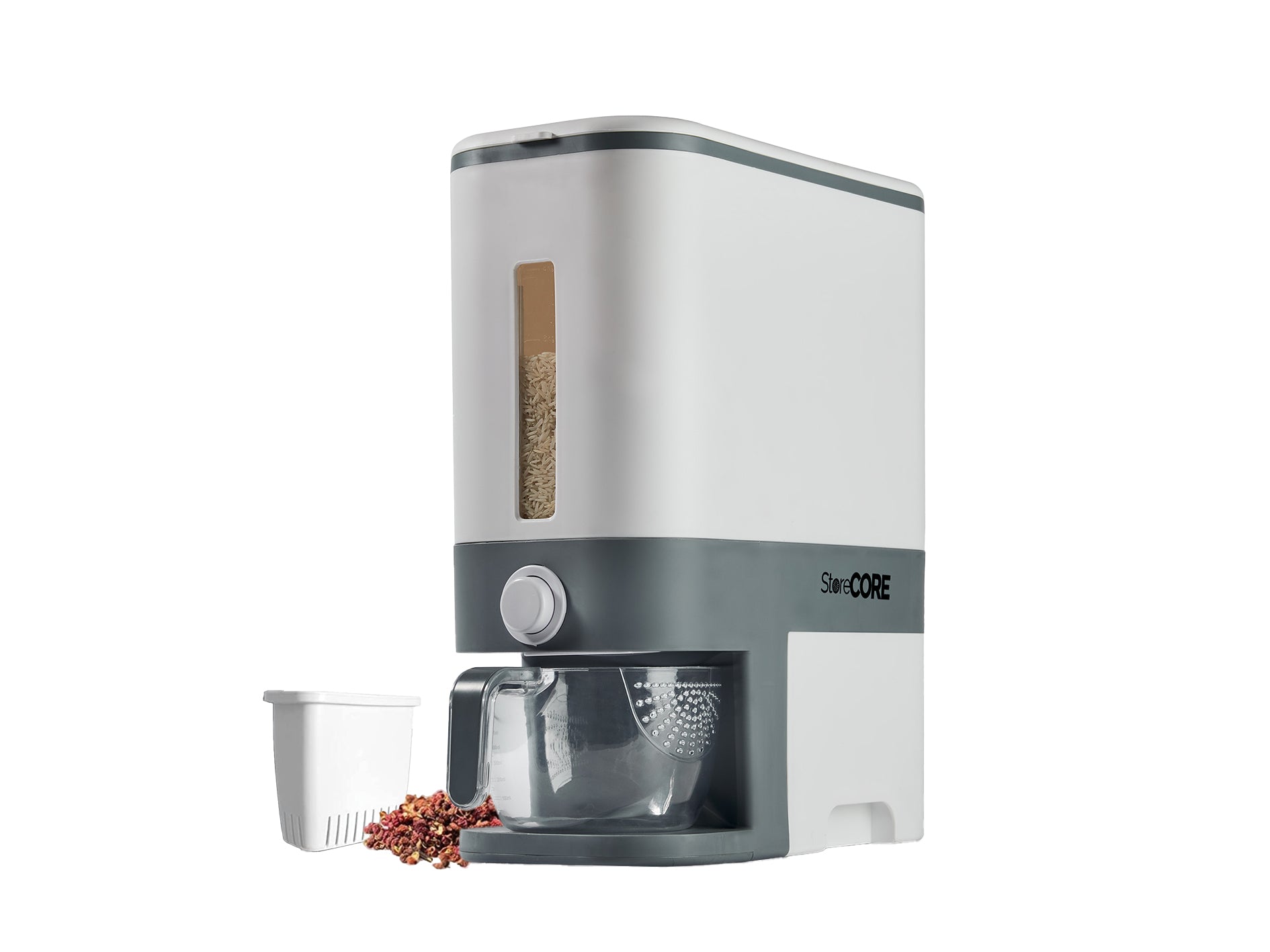 Store CORE™ Rice Dispenser 10kg Kitchen Organiser Grain Organiser