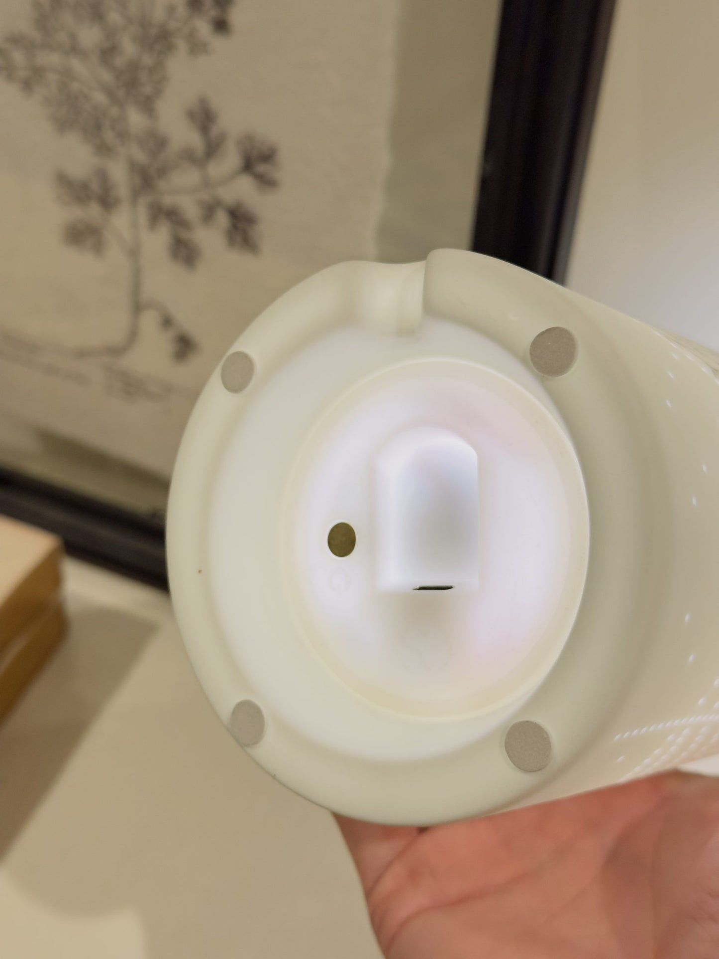 Daisies 3D Textured Ceramic Touch Lamp – Rechargeable & Dimmable