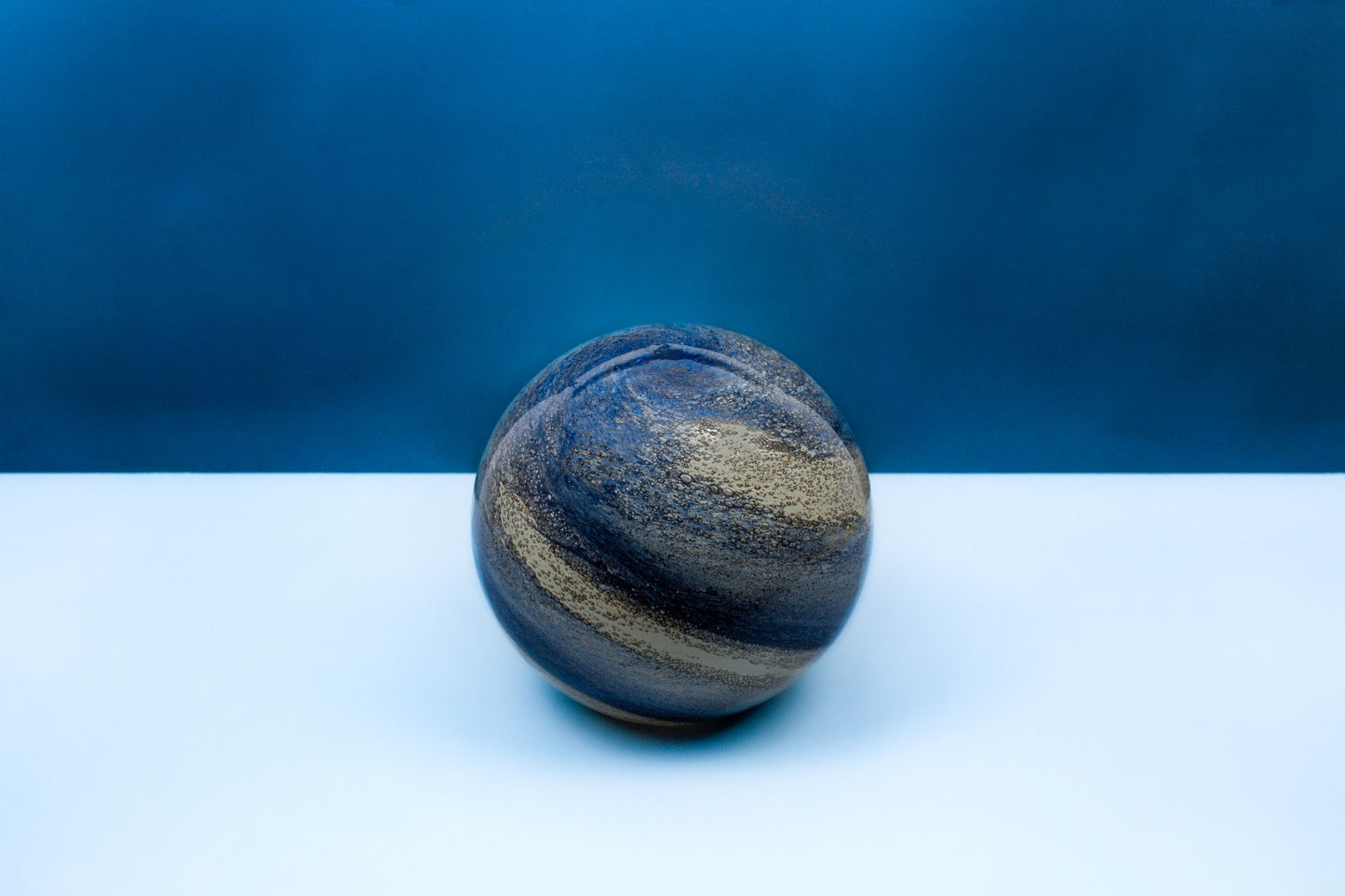 Sand and Sea - Small HandBlown Glass Lamp