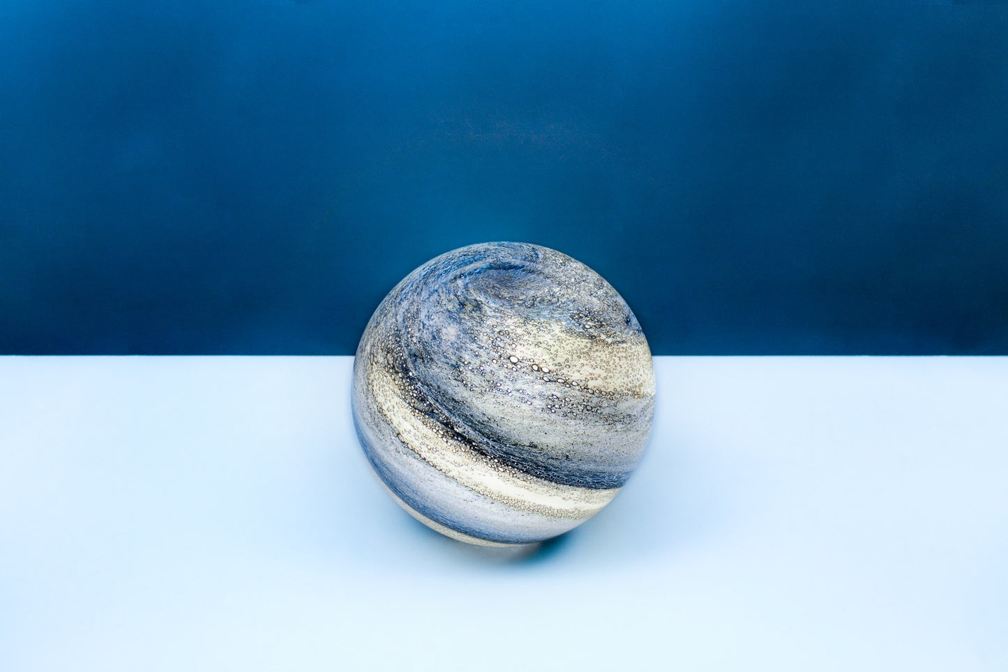 Sand and Sea - Small HandBlown Glass Lamp