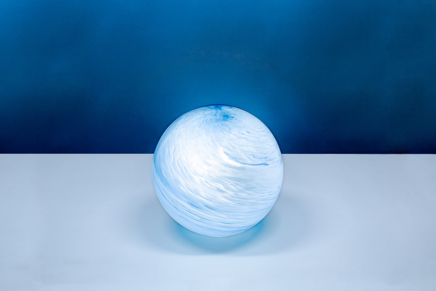 Waterfall - Small HandBlown Glass Lamp
