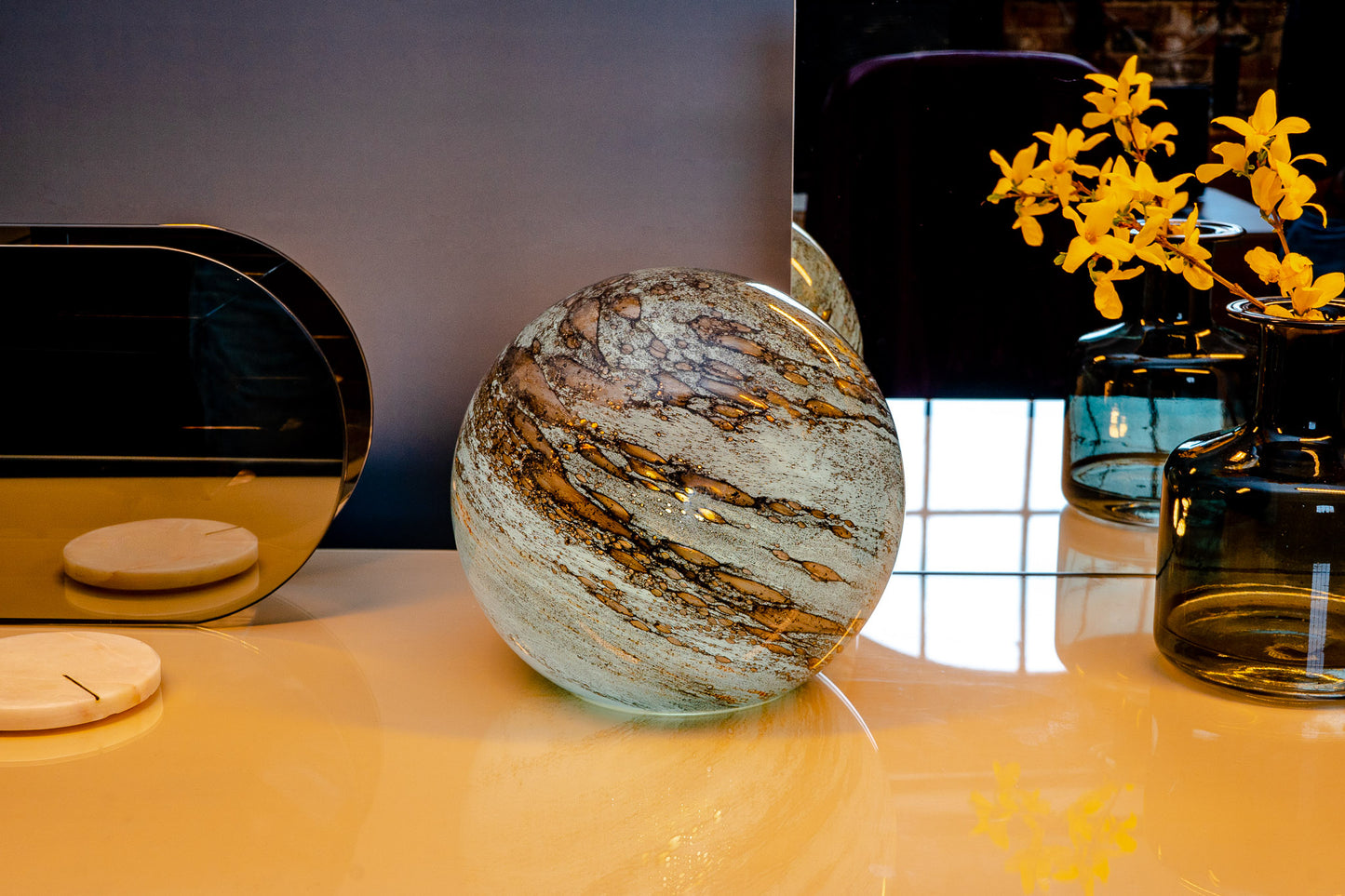 Mercury - Small HandBlown Glass Lamp