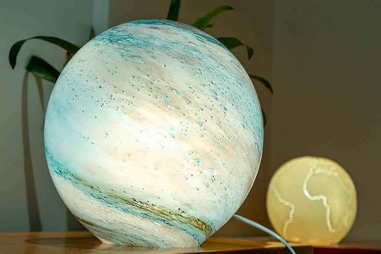 Minerva - Large HandBlown Glass Lamp