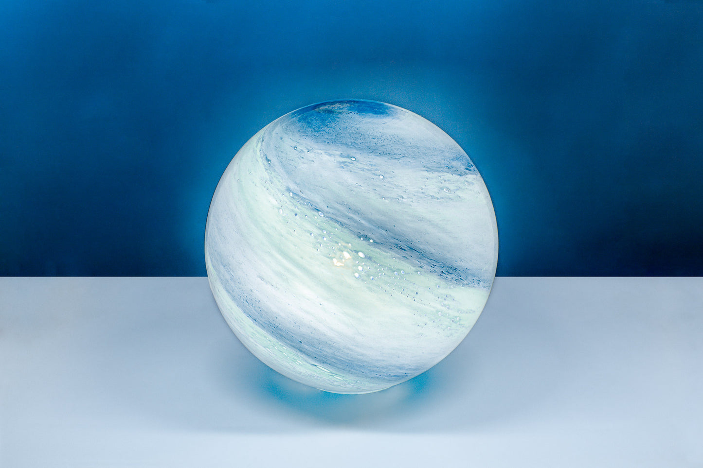 Whirlpool - Large HandBlown Glass Lamp