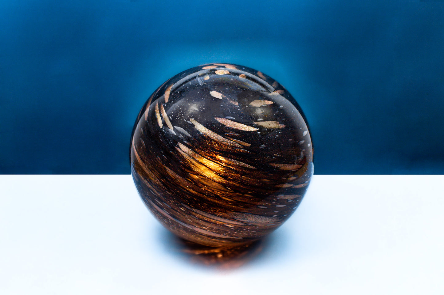 Meteorite - Large HandBlown Glass Lamp