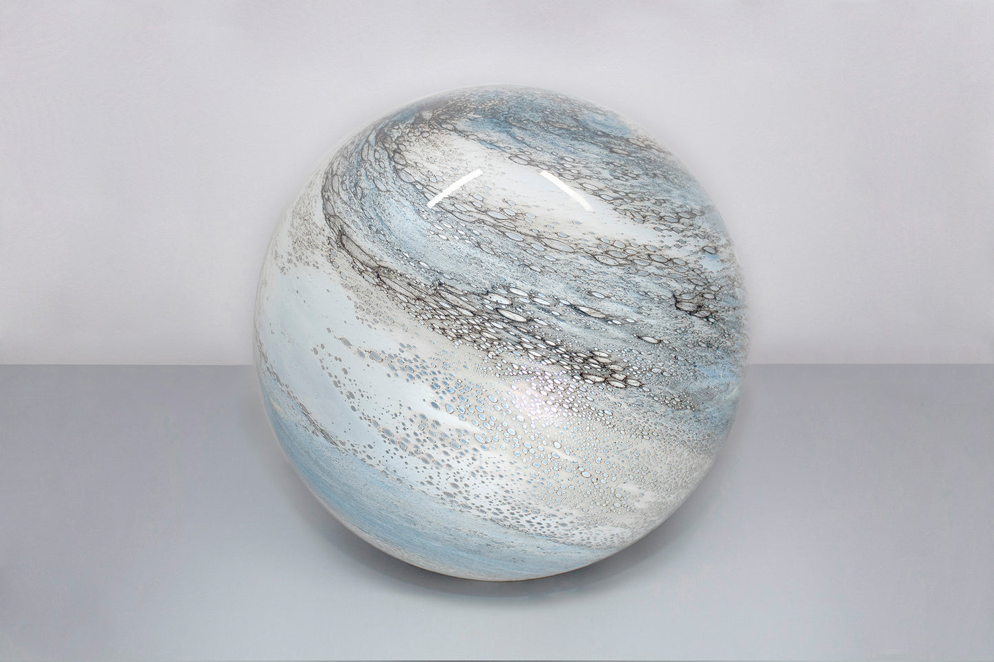 Sand and Sea- Extra Large HandBlown Glass Lamp - Limited Edition
