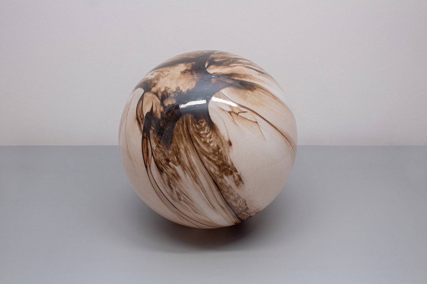 Moon Rock - Large HandBlown Glass Lamp