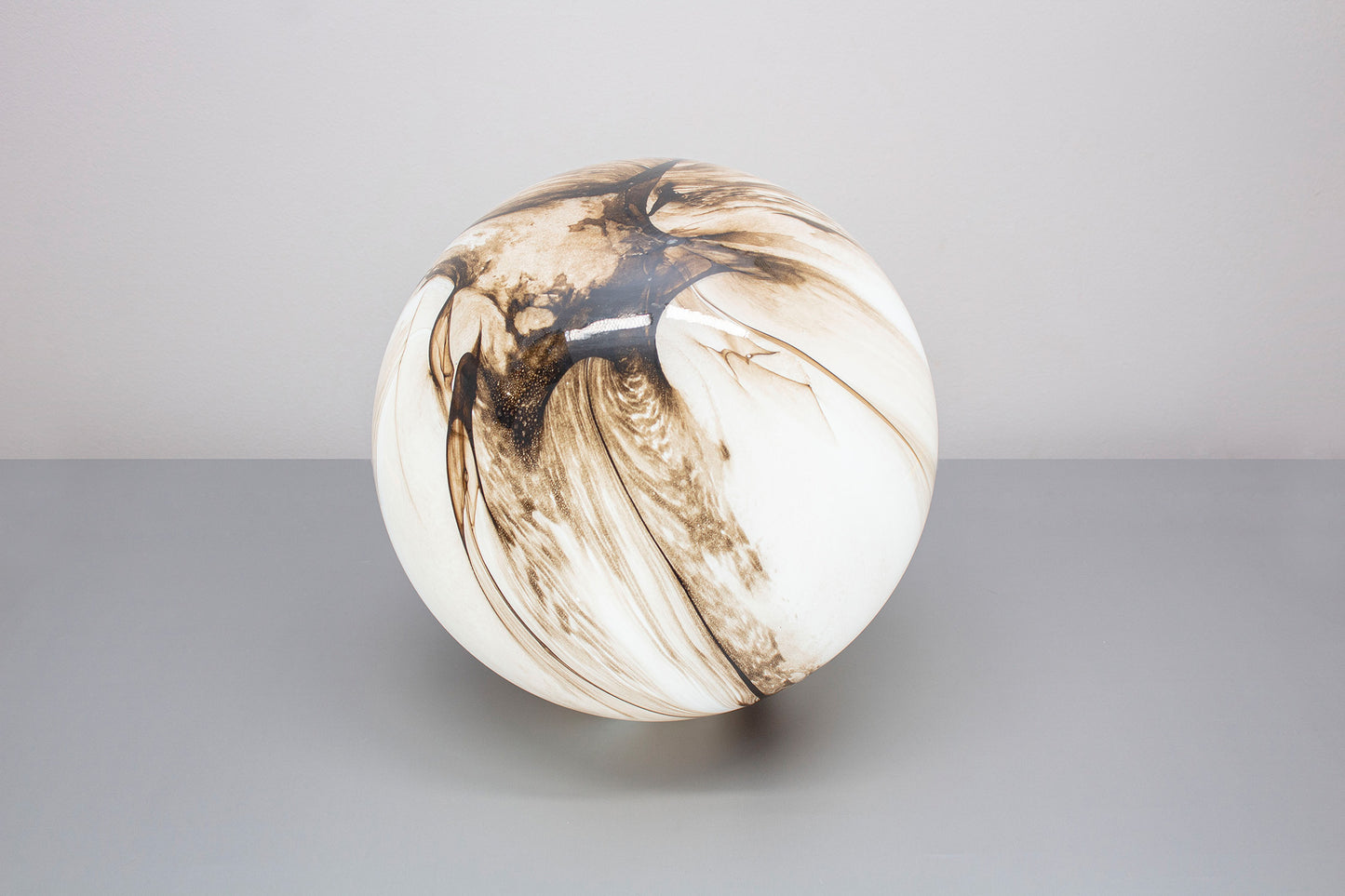 Moon Rock - Large HandBlown Glass Lamp