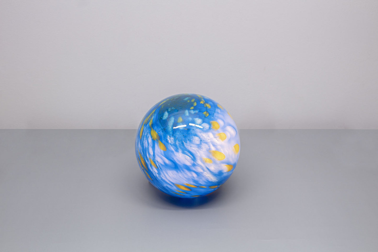 Peacock - Small HandBlown Glass Lamp