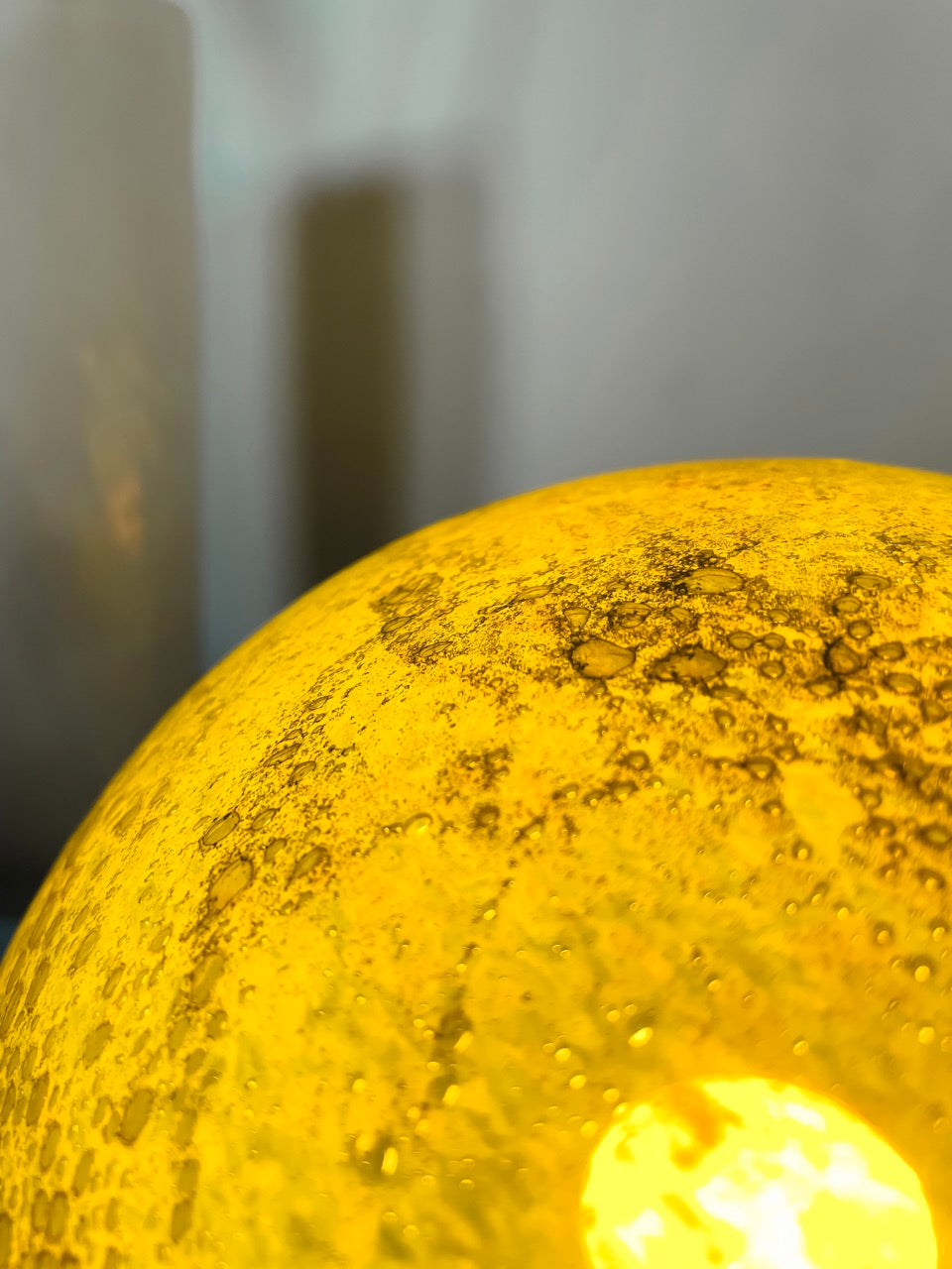 Citrine - Small HandBlown Glass Lamp