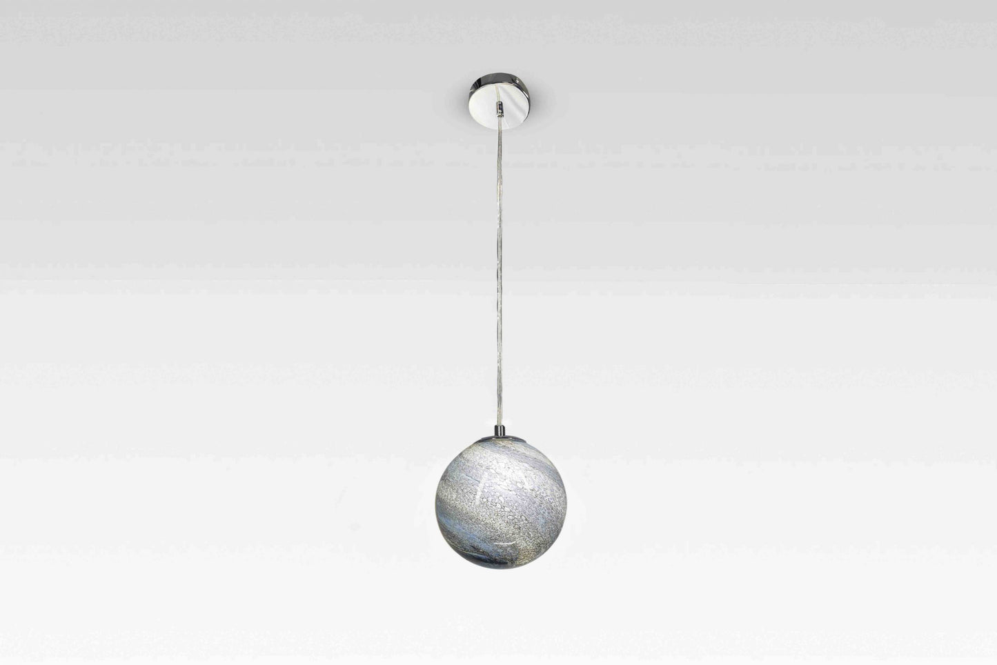 Sand & Sea - Handblown Glass Pendant Lamp – Adjustable Ceiling Light with Bulb Included