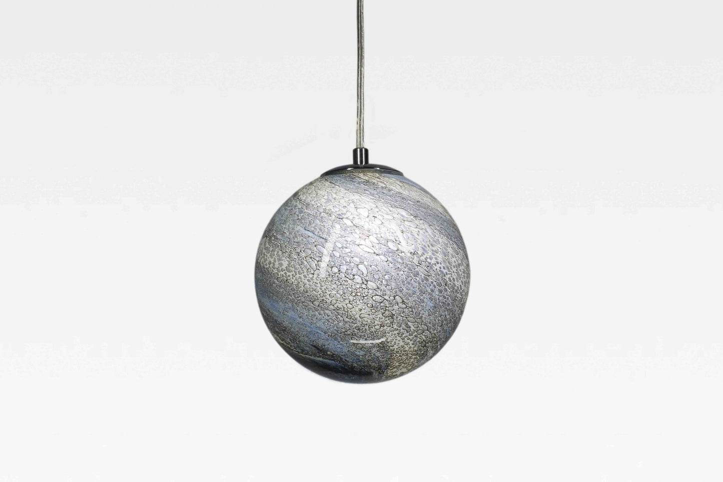 Sand & Sea - Handblown Glass Pendant Lamp – Adjustable Ceiling Light with Bulb Included