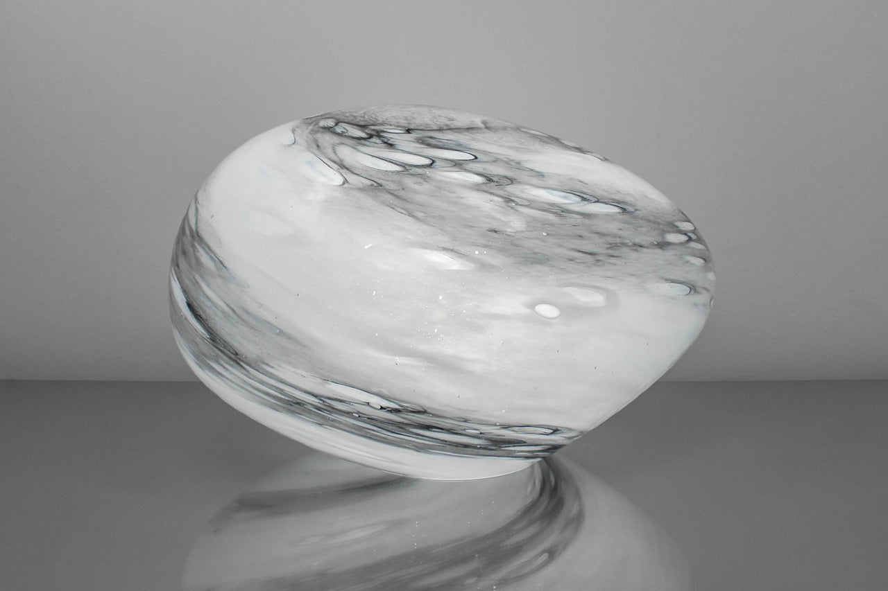 Marble Stone - HandBlown Glass Lamp - Large Pebble - Limited Edition