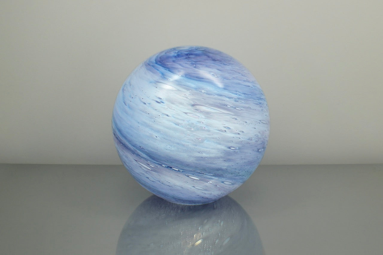 Lilac Sky - Large HandBlown Glass Lamp