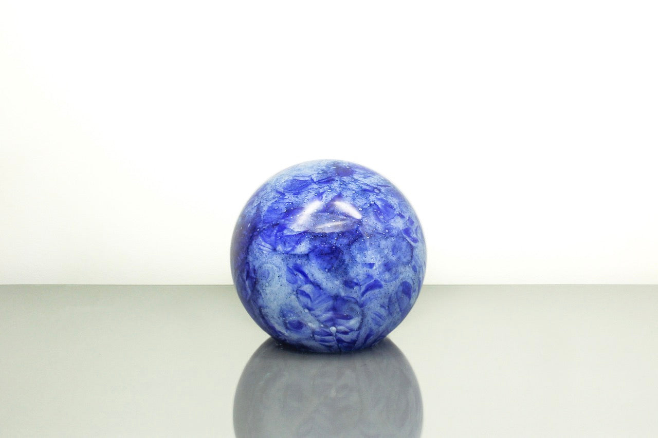 Cobalt Sky- Small HandBlown Glass Lamp