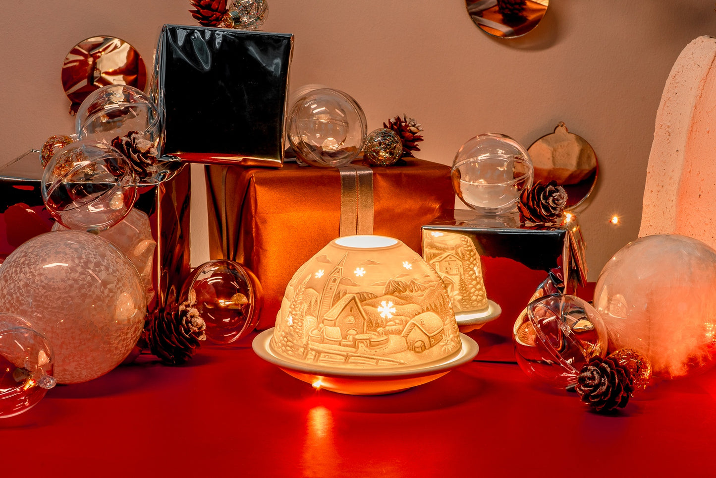 Snow Village - Tea-light Holder