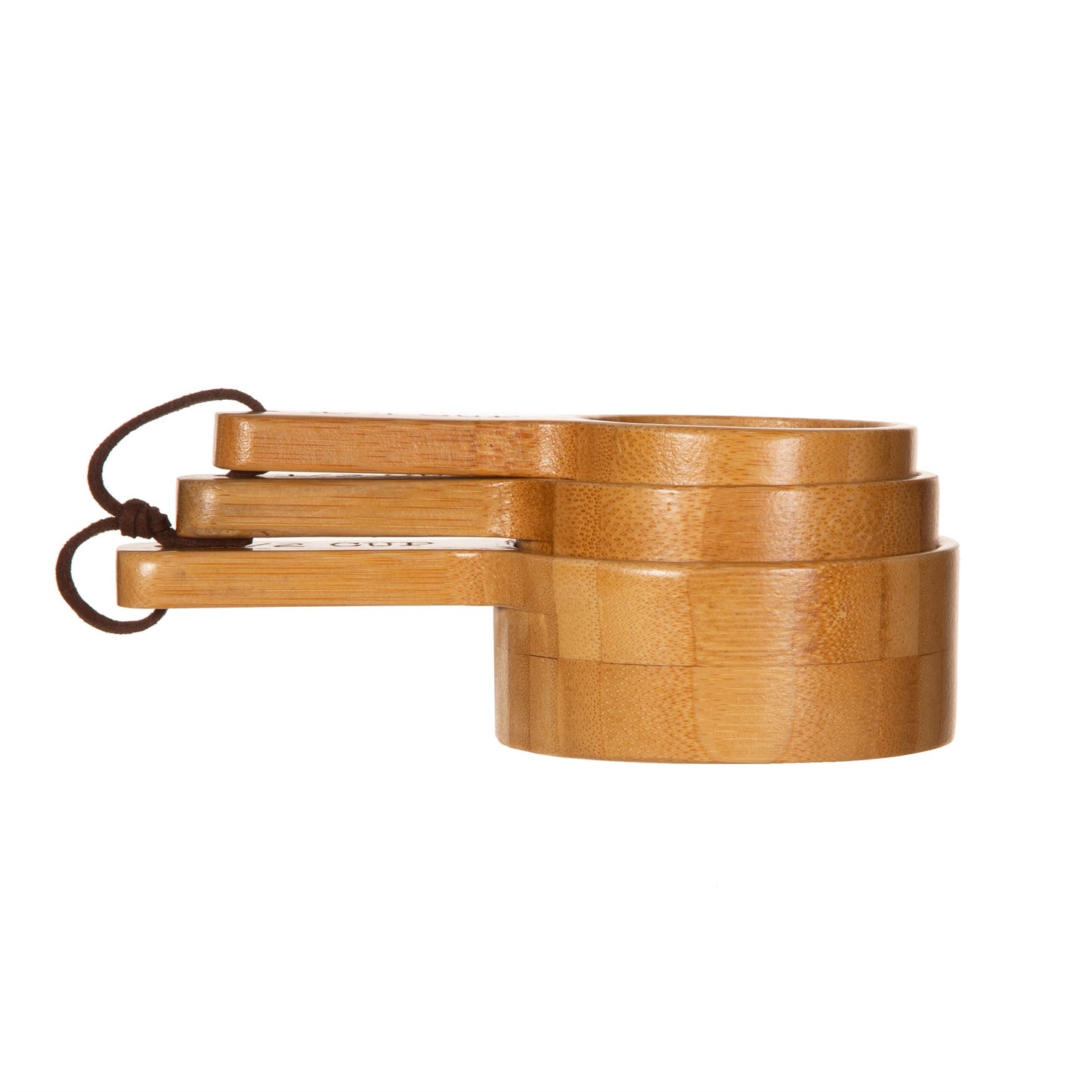 Bamboo Measuring Cups - Set Of 3