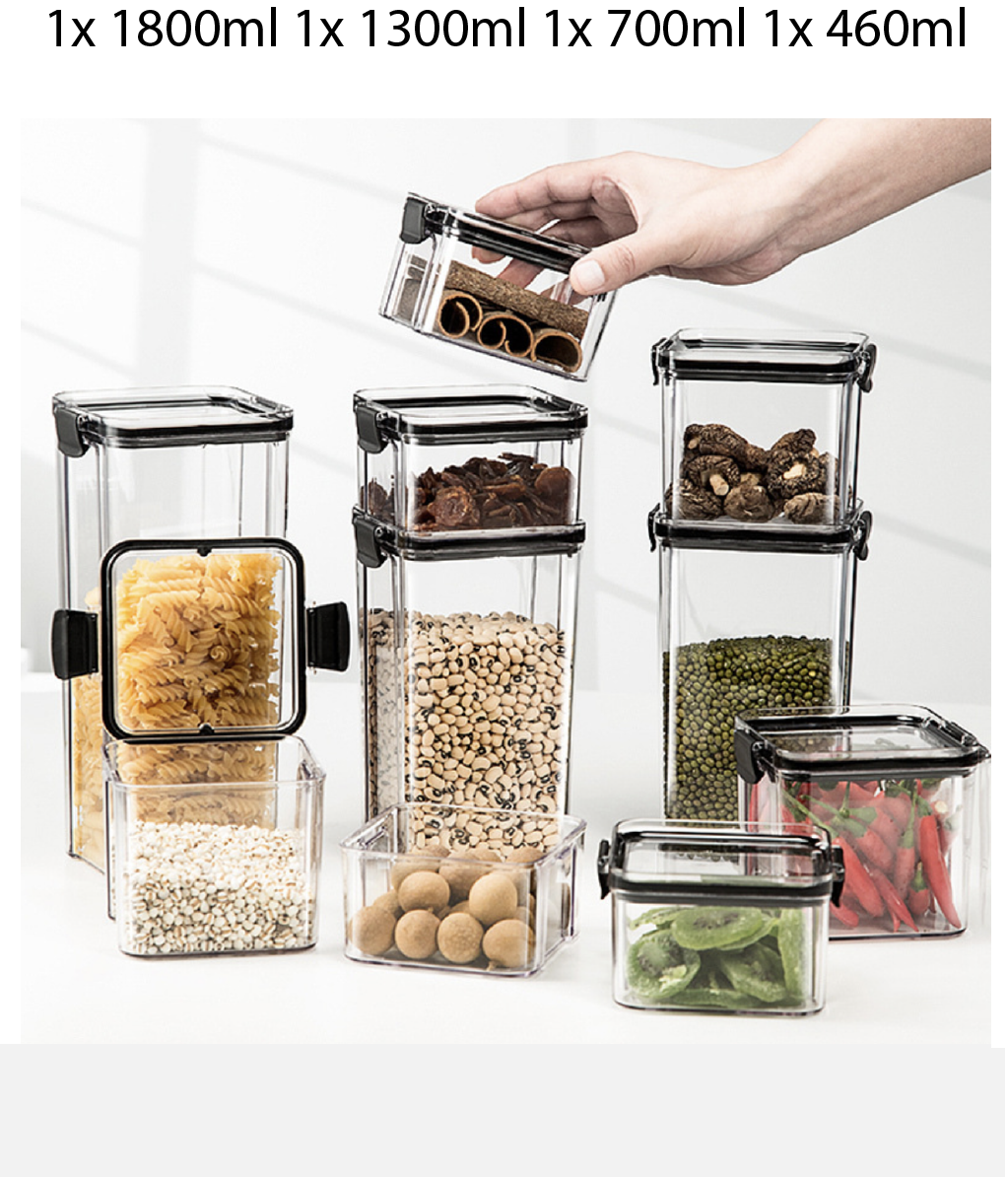 Airtight Tupperware Containers To Stock Food 