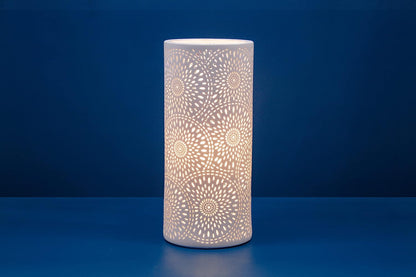Handmade Fireworks Porcelain Column Lamp
