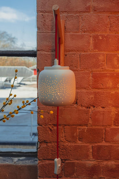 Adjustable Wall-Mounted Ceramic Lamp - Fireflies