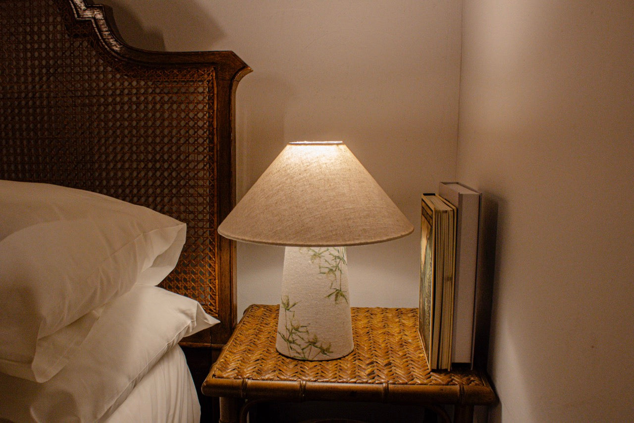 Floral Fabric Table Lamp