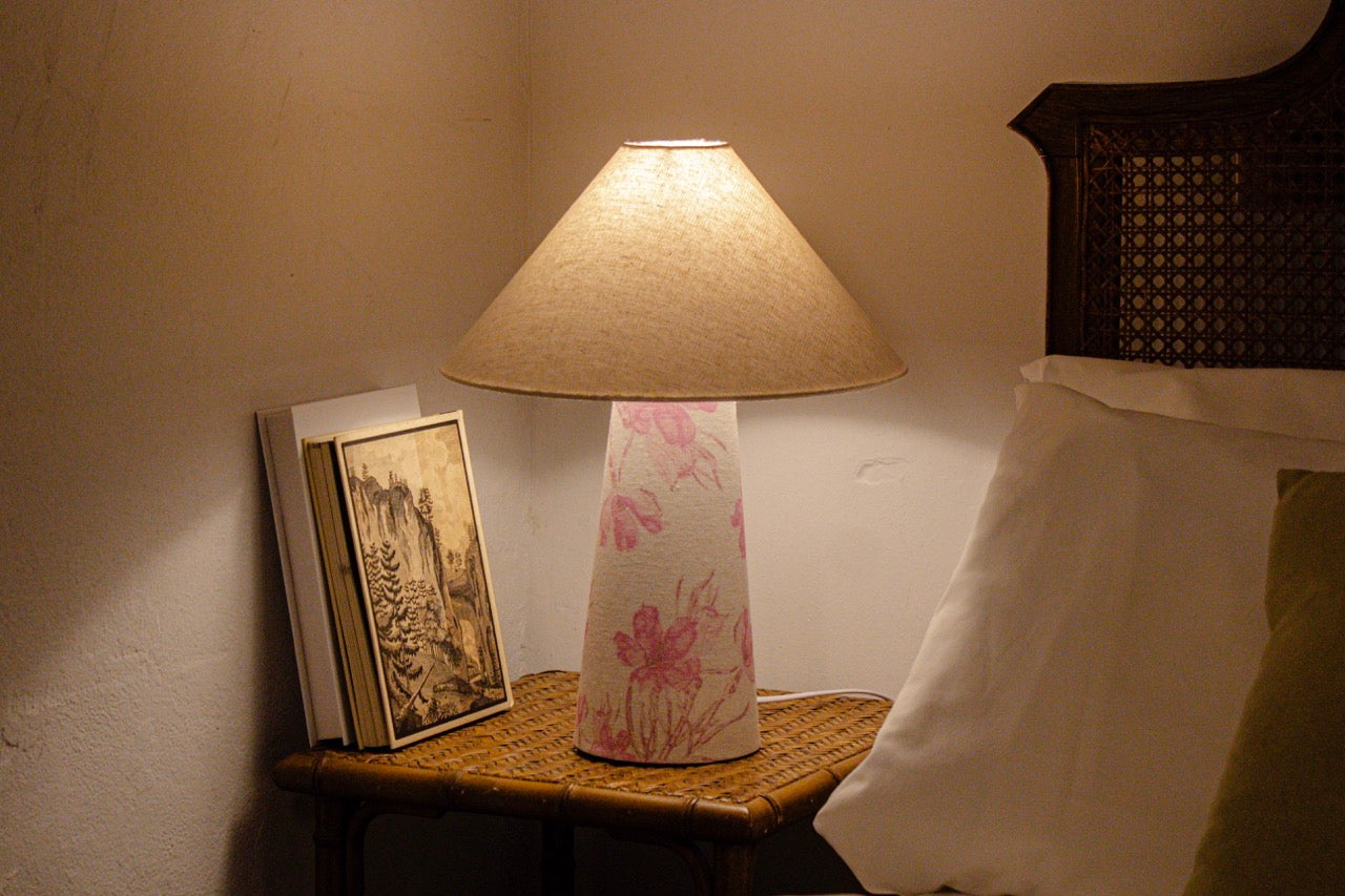 Floral Fabric Table Lamp