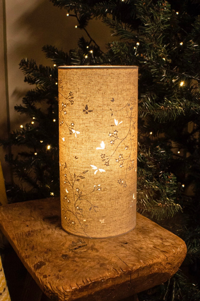 Butterflies and Dragonflies Fabric Lamp