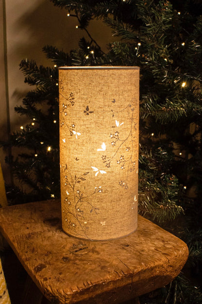 Butterflies and Dragonflies Fabric Lamp