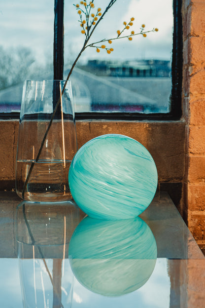 Waterfall - Small HandBlown Glass Lamp