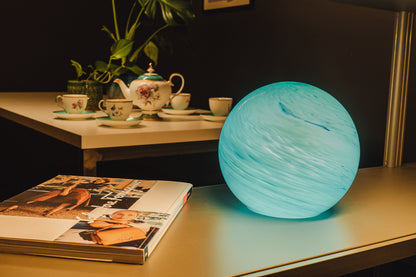 Waterfall - Small HandBlown Glass Lamp