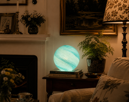 Handblown Glass Sphere Lamp 28cm | Colour Changing, Remote & App
