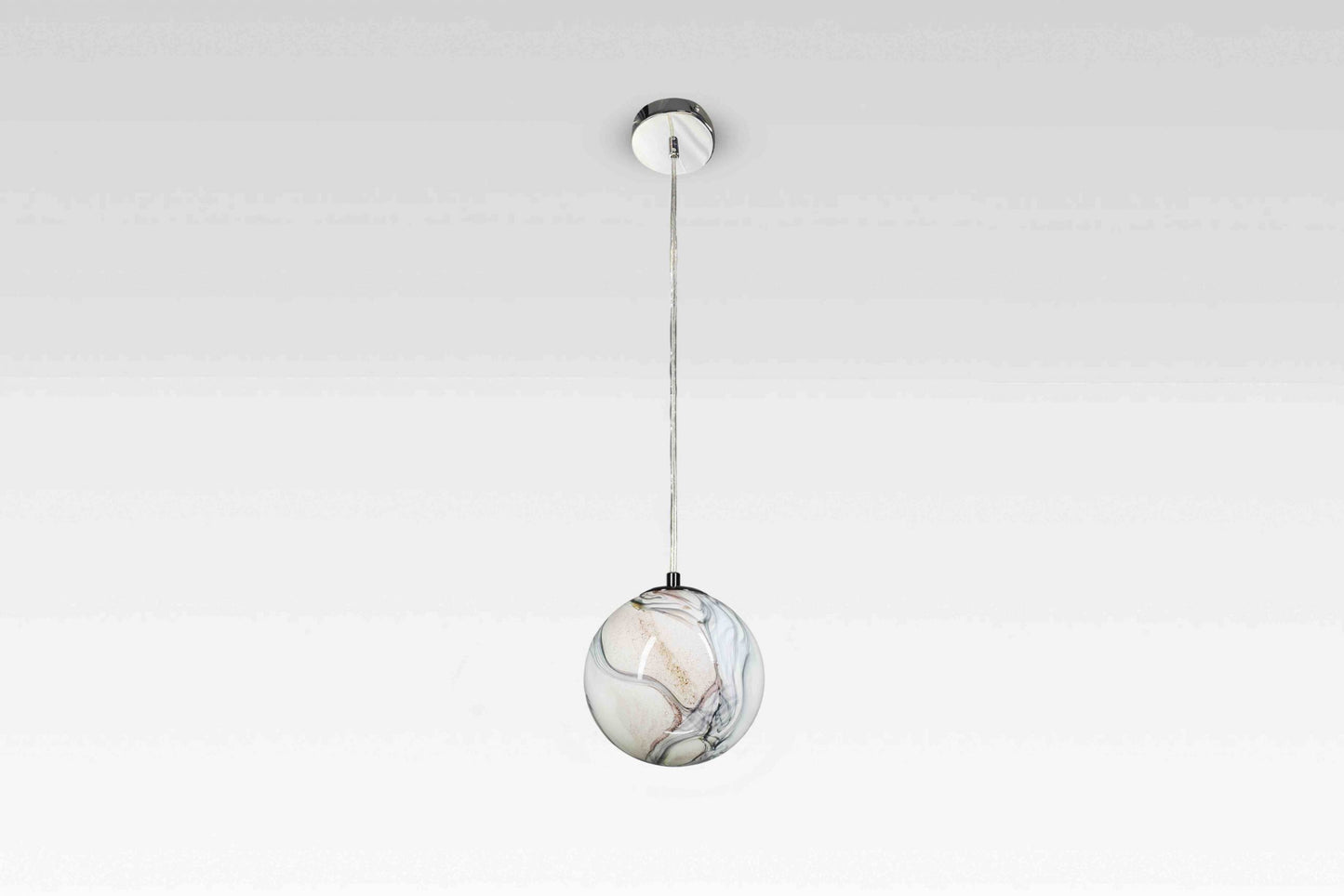Handblown Glass Pendant Lamp