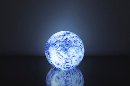 Cobalt Sky- Small HandBlown Glass Lamp