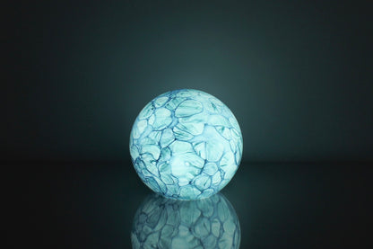 Spring Water - Small HandBlown Glass Lamp
