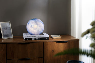 Handblown Colour-Changing Glass Sphere Lamp - Small