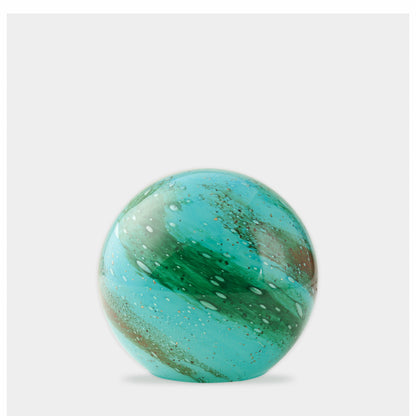 Handblown Colour-Changing Glass Sphere Lamp - Small