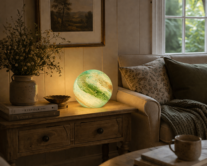 Colour Changing Glass Lamp with Remote | Handblown