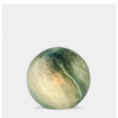 Handblown Colour-Changing Glass Sphere Lamp - Small