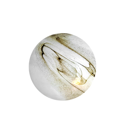 Handblown Colour-Changing Glass Sphere Lamp - Small