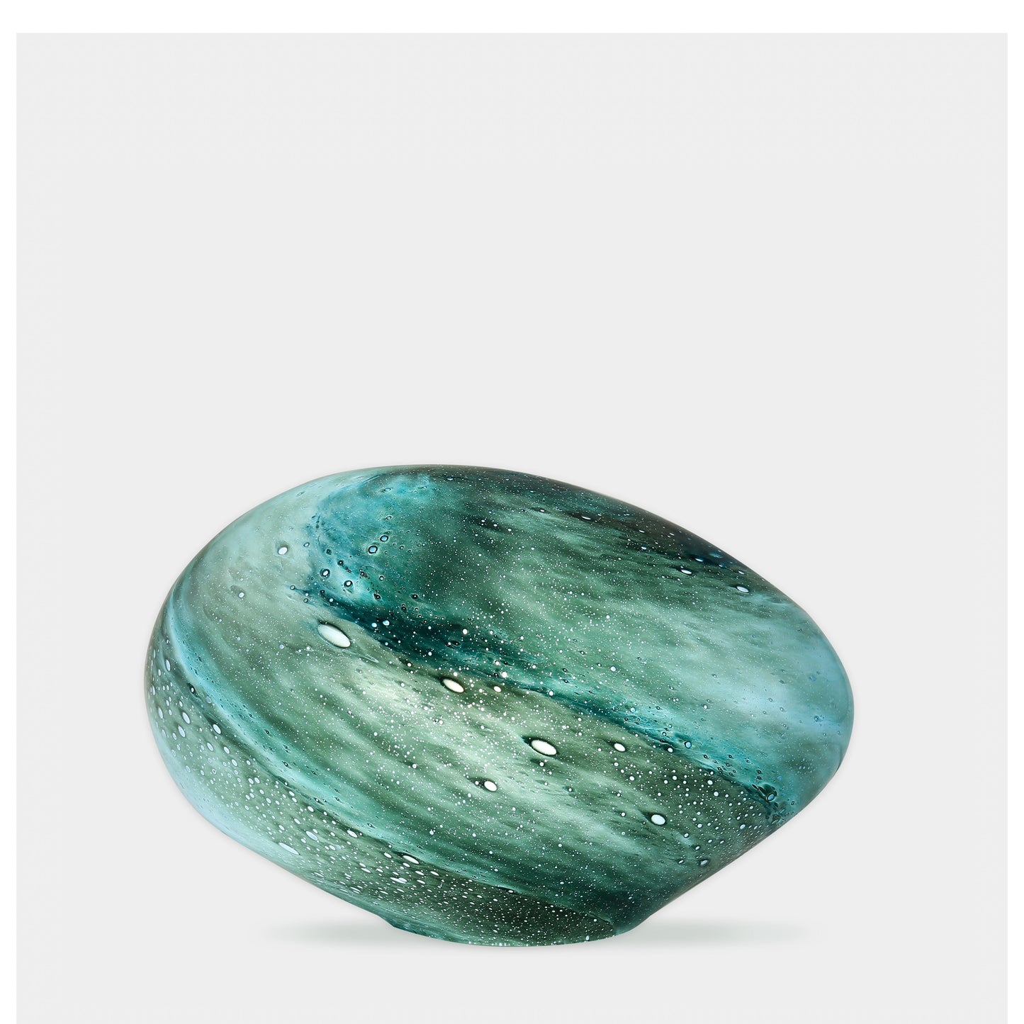 Colour Changing Glass Lamp with Remote — Pebble | Handblown