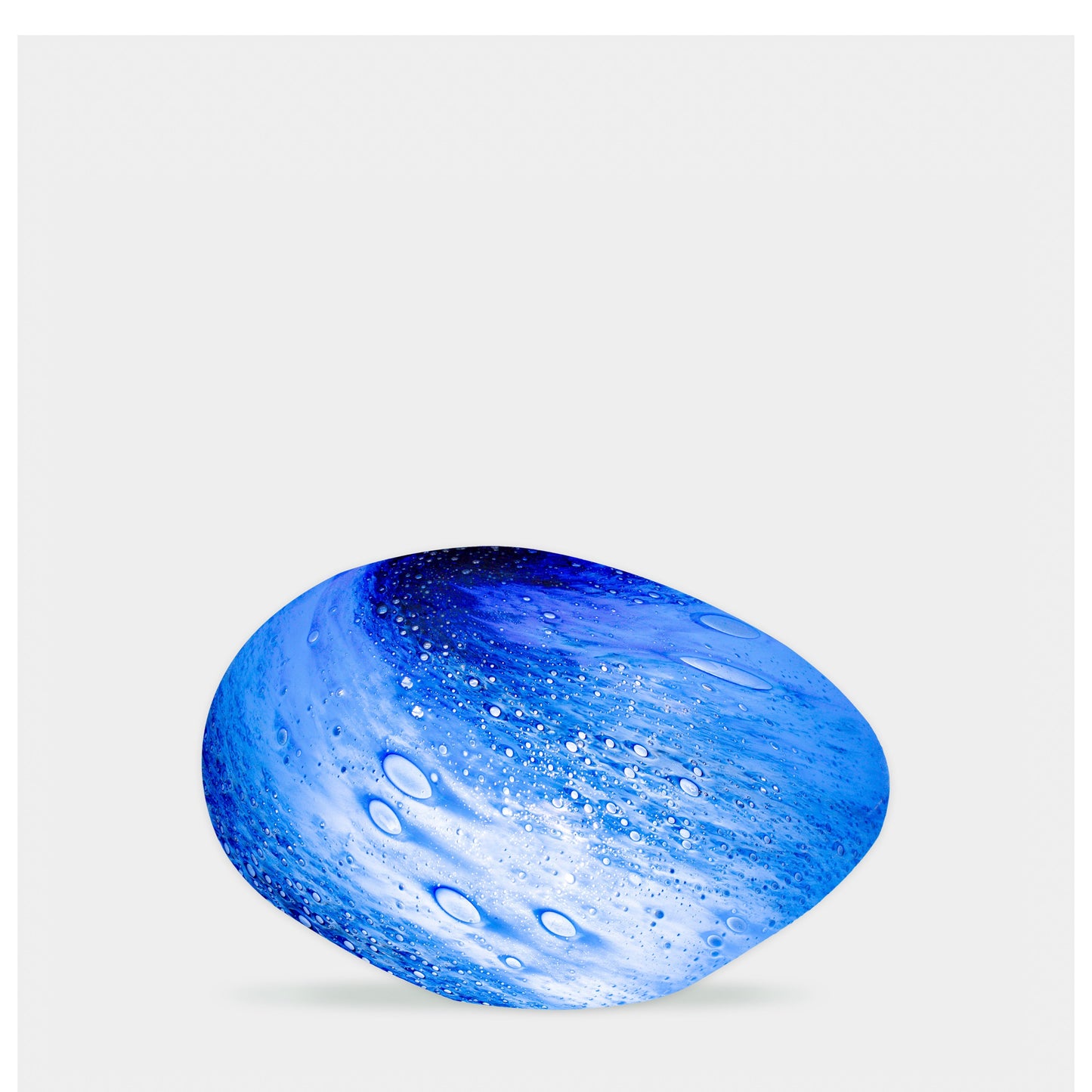 Colour Changing Glass Lamp with Remote — Pebble | Handblown