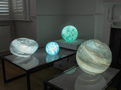 Marble Stone - HandBlown Glass Lamp - Large Pebble - Limited Edition
