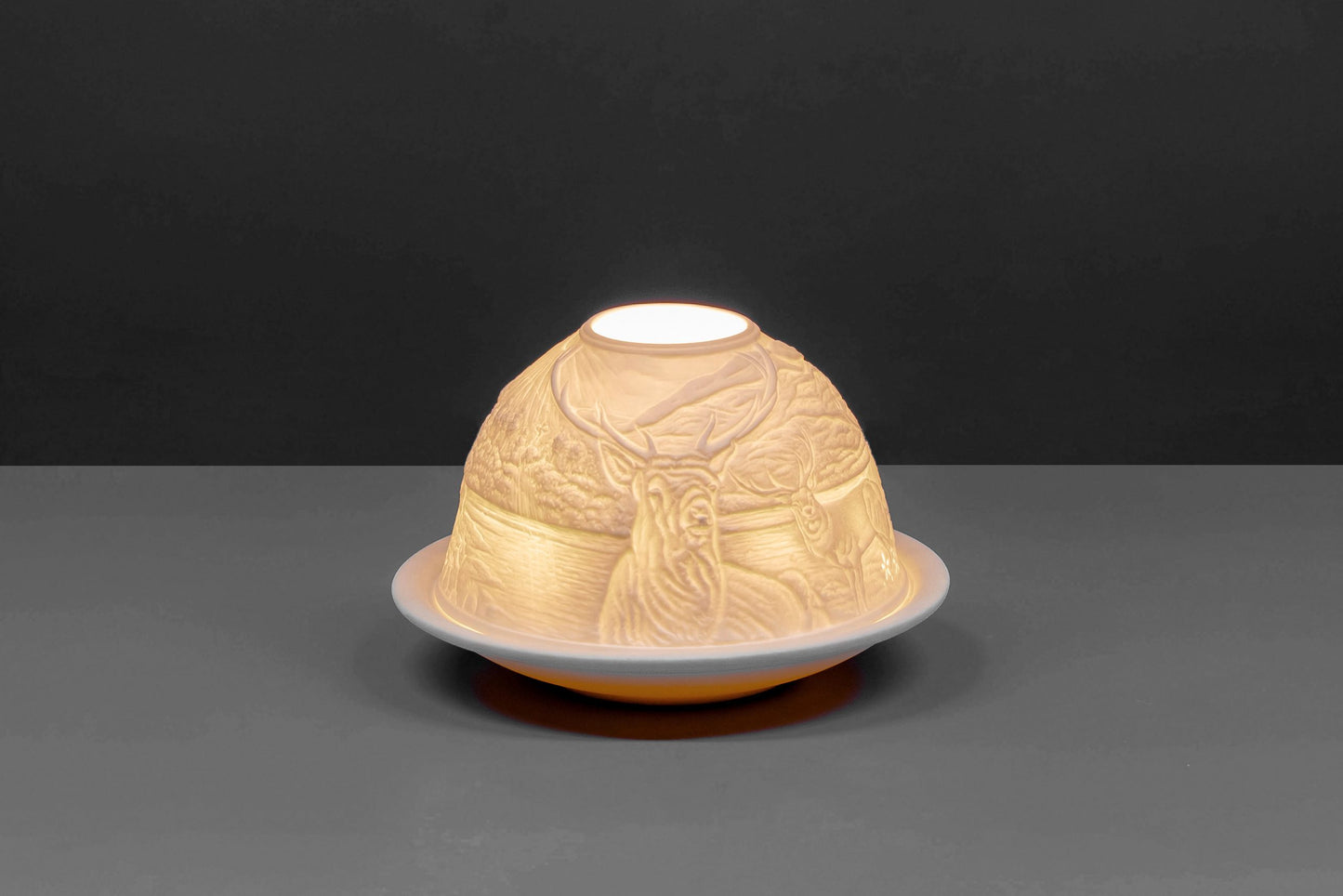 Stags by the Lake - Tea-light Holder