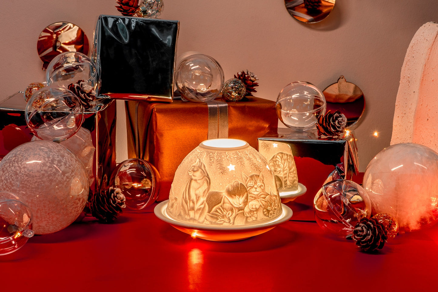 Christmas Cats - Tea-light Holder