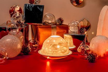 Snow Village - Tea-light Holder