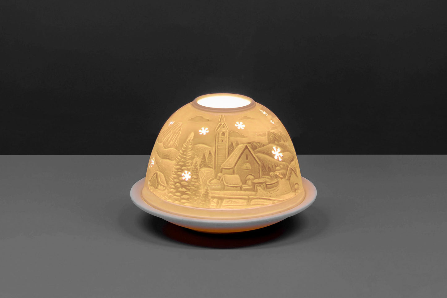 Snow Village - Tea-light Holder