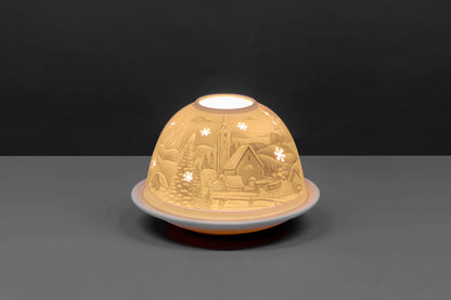 Snow Village - Tea-light Holder